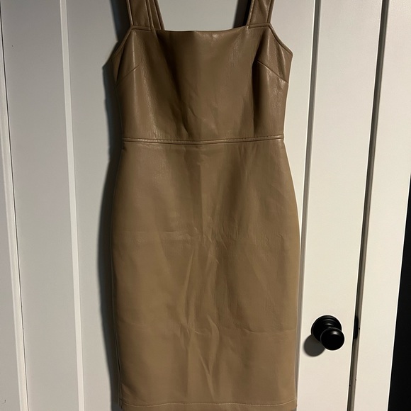 Beige leather dress from Aritzia! - Picture 1 of 2
